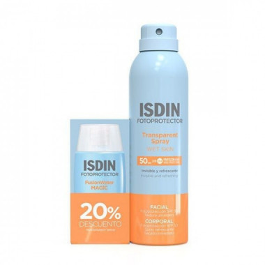 ISDIN PACK ADULTO (FWM 50ML + SPRAY TRANSPARENTE WET)