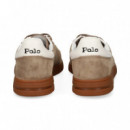 TALON BLANCO DEPORTIVO ANTE BEIGE