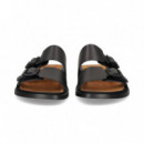 PALA 2 TIRAS HEBILLAS NEGRO