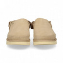 ZUECO TIRA ATRAS SERRAJE BEIGE