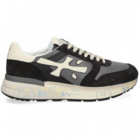 Deportivo Ante+nylon Blanco+gris  PREMIATA