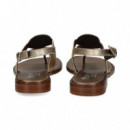 ESCLAVA CIRCULOS PLATINO+BRONCE