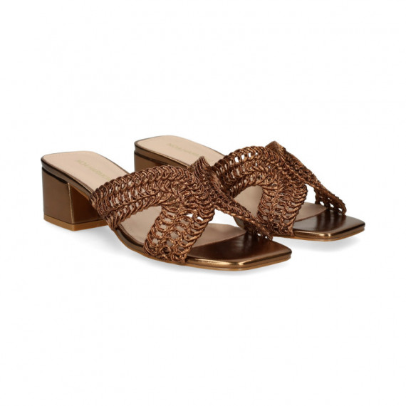 PALA CRUZADA CROCHET BRONCE