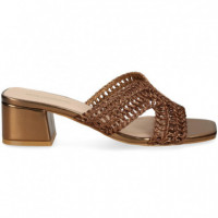 PALA CRUZADA CROCHET BRONCE