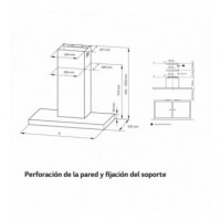 Campana Extractora Decorativa LG HCEZ3626S Clase A 90cm