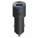 Cargador de Coche Motorola TurboPower 45W Doble USB-C PD 3.0