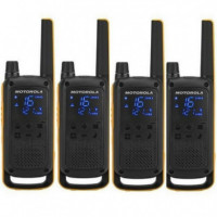 Walkie Talkie Motorola Talkabout T82 Extreme Paquete Cuádruple (4 Unidades)