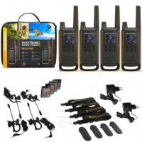 MOTOROLA T82 Extreme Quad Pack 4 Black Yellow