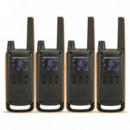 MOTOROLA T82 Extreme Quad Pack 4 Black Yellow