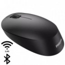 Philips SPK7407B Ratón Inalámbrico 2.4G y Bluetooth - Ambidiestro Negro