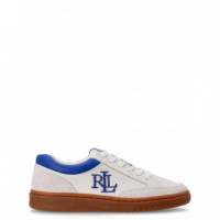 Polo RALPH LAUREN - Hailey 6 Sneakers Low Top Lace - Snw Wht Pale Gry Sphr Star - 802959240002/SNW Wht Pale Gry Sphr Star