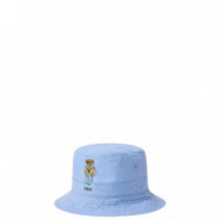 Polo RALPH LAUREN - Woven-bucket-hat - Austin Blue - 710B14600001/AUSTIN Blue