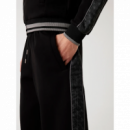 Jogger Guess Finlo negro banda lateral 4G PB