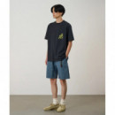 Camiseta GRAMICCI Running Man Vintage Black