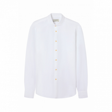 Camisas Camisa SILBON Sport Lino Blanco