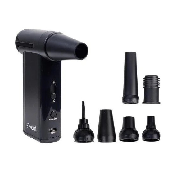 PISTOLA AIRE ELECTRICO LIMPIAPOLVO EWENT 130W RECARGABLE