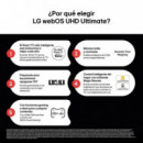 Televisor LG Ultimate Ai 75" Uhd 4K USB Smart TV Webos Wifi BLUETOOTH