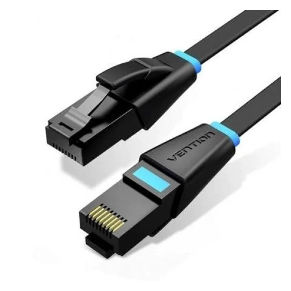 Cable de Red CAT.6A Utp 2M VENTION Plano Black