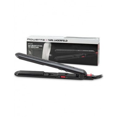 ROWENTA Plancha de Pelo Extra Liss  Karl Lagerfeld Placa Ancha 4.5CM SF411LFO