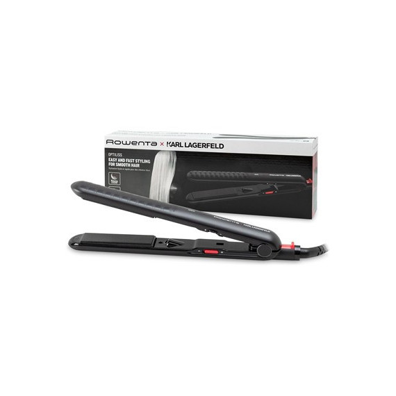 ROWENTA Plancha de Pelo Extra Liss  Karl Lagerfeld Placa Ancha 4.5CM SF411LFO