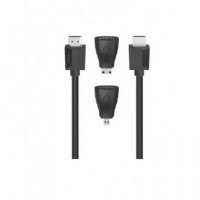 HAMA Cable 3 en 1 HDMI + Adaptador Micro Hdmi/mini HDMI 200705