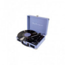 PRIXTON Tocadisco Maletin Grabador con Bluetooth/usb/fm/tf VC400 Lila