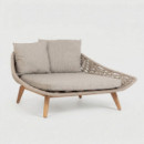 Daybed Cama de Exterior Cobá Color Natural-teka - Interior y Exterior  Terrazza®  TERRAZZA COLLECTION