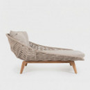 Daybed Cama de Exterior Cobá Color Natural-teka - Interior y Exterior  Terrazza®  TERRAZZA COLLECTION