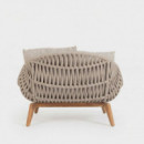 Daybed Cama de Exterior Cobá Color Natural-teka - Interior y Exterior  Terrazza®  TERRAZZA COLLECTION