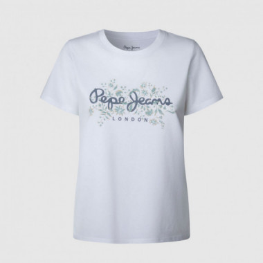 Pepe Jeans Camiseta Bero Blanca PL5000049-ITE