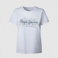 Pepe Jeans Camiseta Bero Blanca PL5000049-ITE