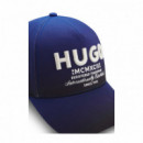 Hugo Blue Gorra con diseño snapback 50560345-493