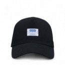 Hugo Blue Gorra confeccionada en serga de algodón 50544433-001