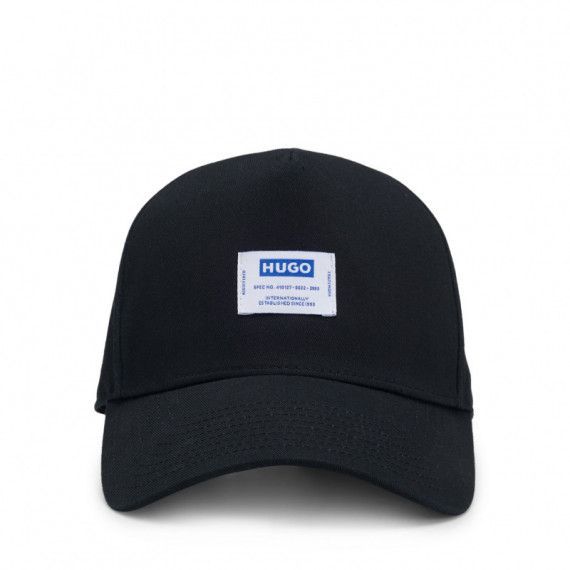 Hugo Blue Gorra confeccionada en serga de algodón 50544433-001