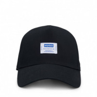 Hugo Blue Gorra confeccionada en serga de algodón 50544433-001