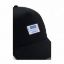 Hugo Blue Gorra confeccionada en serga de algodón 50544433-001