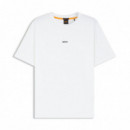 Boss Orange Camiseta Blanca 50473278-100