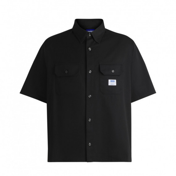 Hugo Blue Camisa con corte holgado 50517871-001