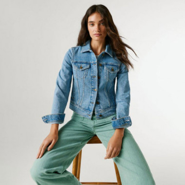 Pepe Jeans Chaqueta trucker ajustada PL40243042VC-000