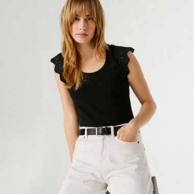 Pepe Jeans Camiseta sin mangas canel&eacute; PL5000146-999