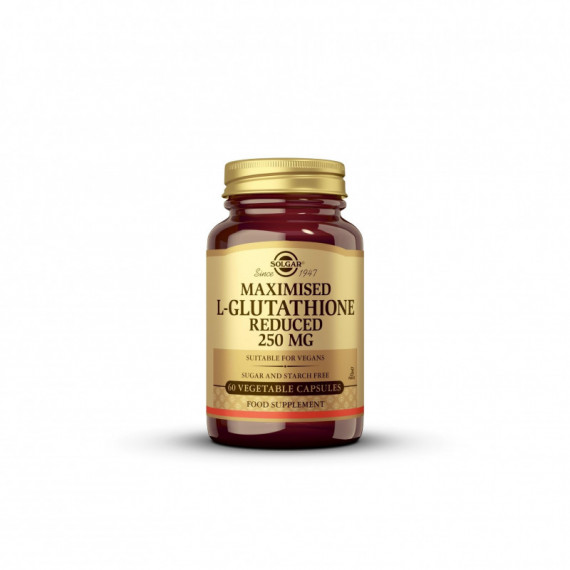 SOLGAR L-GLUTATION MAXIMIZADO 250MG 60 CAP