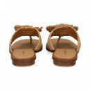 Esclava Flor Rafia Beige  NOA HARMON