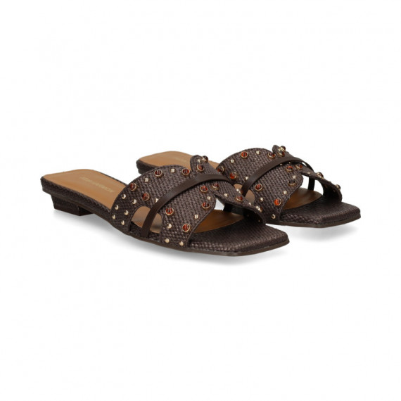 Pala Tachas+rafia Moka  NOA HARMON