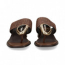 Esclava Aplique Crochet Marron  NOA HARMON