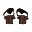 Esclava Aplique Crochet Marron  NOA HARMON