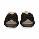 Pala Cruzada Crochet Negro  NOA HARMON