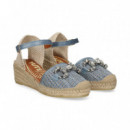 Abierto Lados Textil Azul  VIGUERA