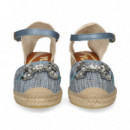 Abierto Lados Textil Azul  VIGUERA