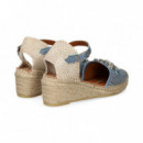 Abierto Lados Textil Azul  VIGUERA