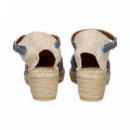 Abierto Lados Textil Azul  VIGUERA